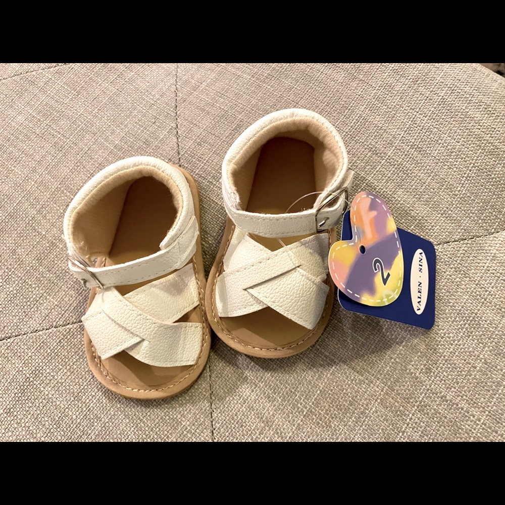 White Infant Sandals